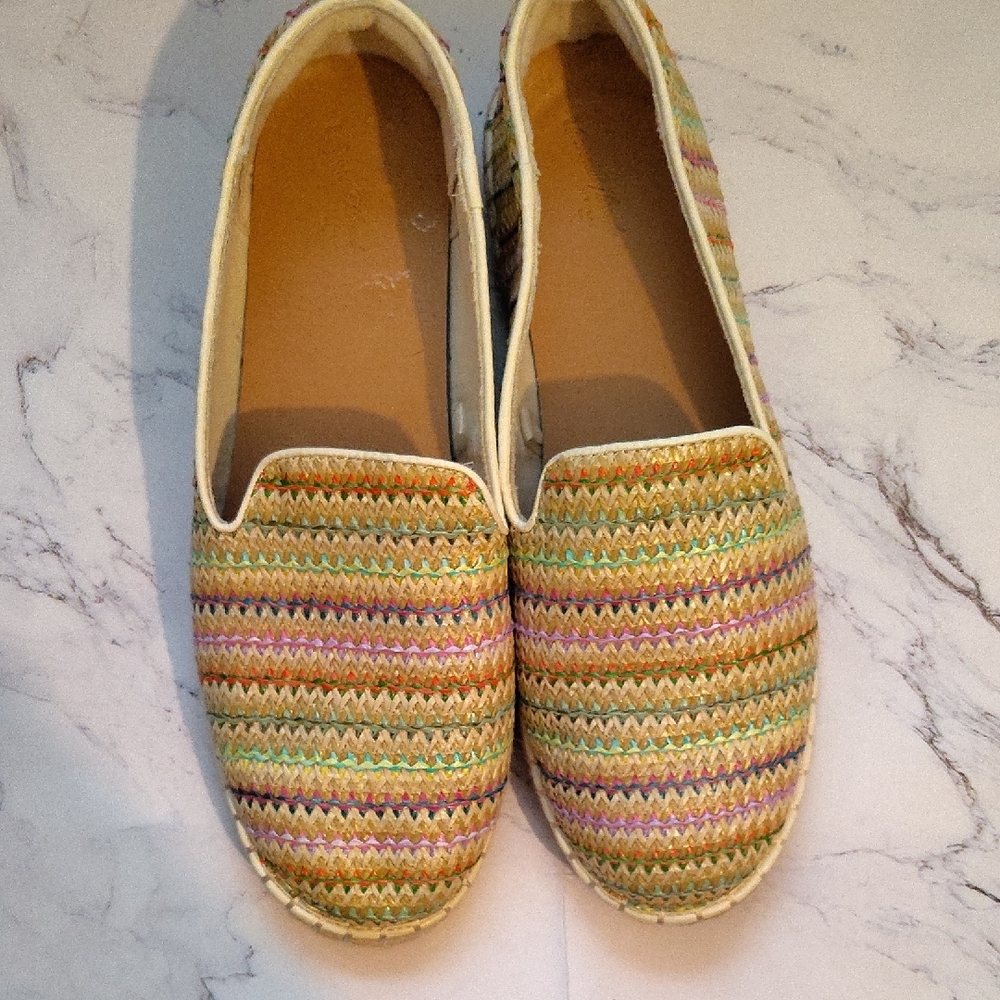 Universal Thread Multicolor Woven Espadrilles - image 3